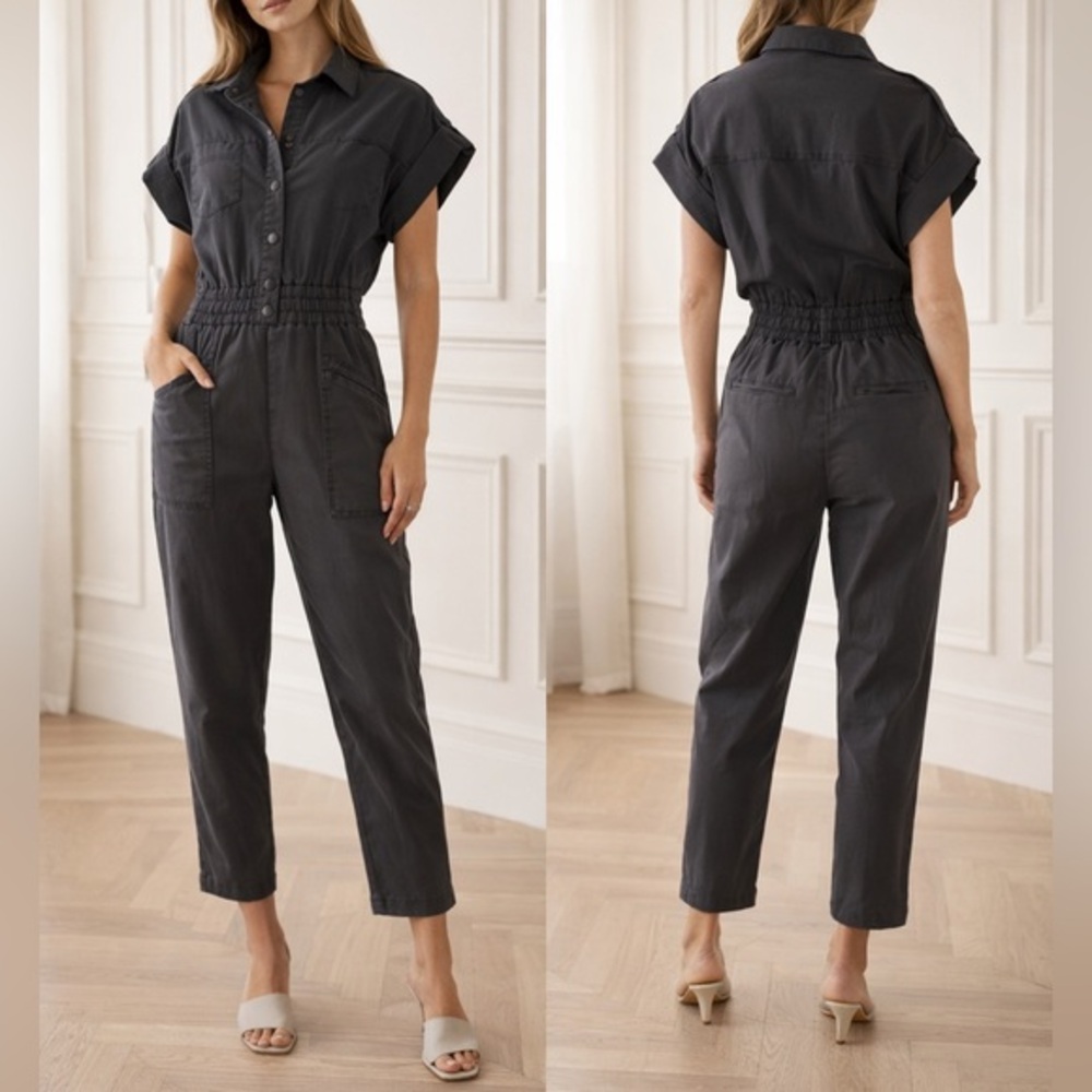 Pistola Dani Dolman Utility Asphalt Lightweight Pull-On Lightweight Jumpsuit